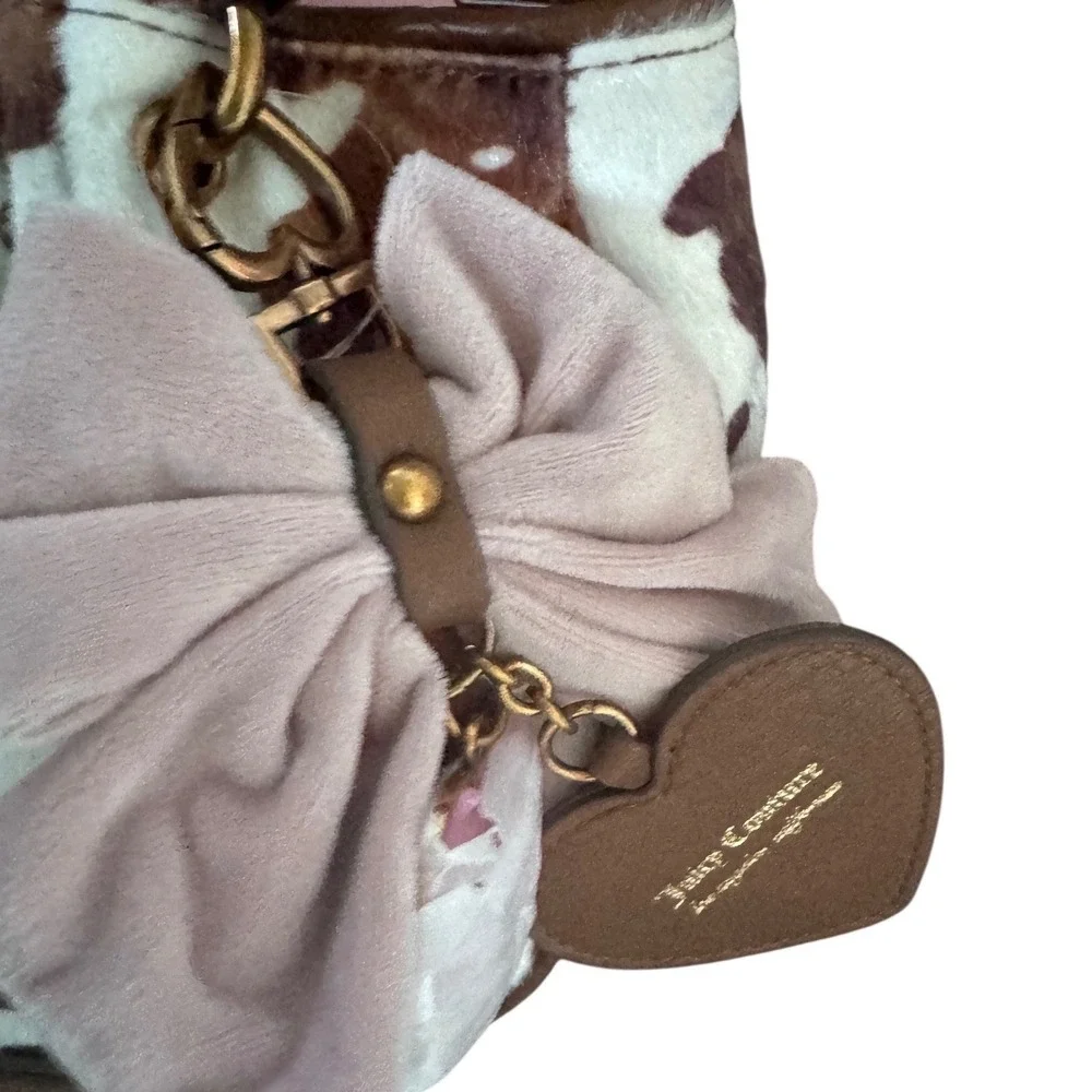 Viral Juicy Couture‎ Cow Light Brown Satchel Shoulder Bag NWT